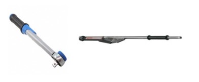 torque wrench agains white background